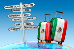 México lindo Maletas y señalización lo que visitar en México