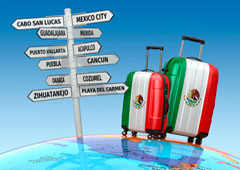 Maletas y señalización lo que visitar en México