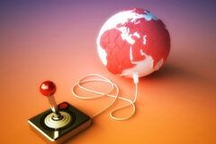 La neutralidad de la red en los videojuegos “online” Un mando conectado a una bola del mundo