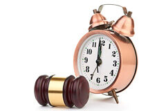 ¿Alguna otra pregunta, señor letrado? Un mazo y un reloj