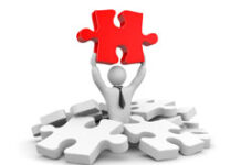 Una solución al limbo jurídico de las sociedades sin actividad ni activo Muñeco con una ficha roja de puzle