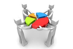 MEGA: Almacenamiento compartido (III) Cuatro muñequitos con piezas de colores