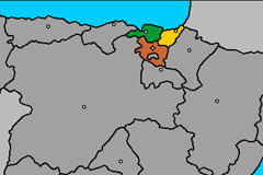 Novedades en los grupos consolidados forales Mapa del país vasco