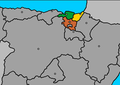 Mapa del país vasco