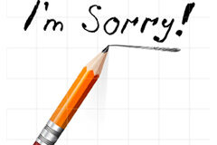 Los conflictos, la restauración del daño y el perdón (2): aspectos prácticos Un lápiz y la frase I'm Sorry