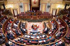 El Congreso aprueba una PNL que solicita al Gobierno un régimen sancionador para combatir la morosidad en las operaciones comerciales Pleno del Congreso de los Diputados