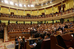 El Congreso aprueba y remite al Senado las reformas de la LOREG y de la Ley Orgánica de Estabilidad Presupuestaria Imagen del Pleno del Congreso del 18 de octubre