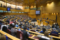 Resumen Semanal: El Senado aprueba el requerimiento del Gobierno para aplicar el artículo 155 de la Constitución en Cataluña Pleno del Senado el viernes 23 de octubre