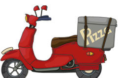 ¿Deben ser considerados trabajadores autónomos los repartidores de comida a domicilio? Reparto pizza