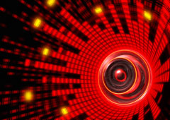 Altavoz rojo. Altavoz rojo.