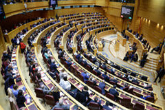 El Pleno del Senado aprueba una moción que insta al Gobierno a no renunciar al principio de estabilidad presupuestaria Senado