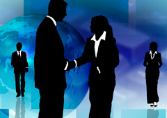 Grupo de personas de negocios Grupo de personas de negocios