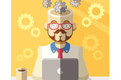 Propiedad intelectual del software: novedades jurisprudenciales en 2016 Dibujo de un programador