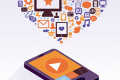 No pensar en ningún usuario, es pensar en sólo un usuario Smartphone e iconos de aplicaciones