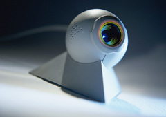 Una webcam