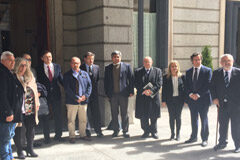 Catalá se reúne con colectivos afectados por la reforma del Código Penal Los representantes de los diversos colectivos afectados por la reforma del Código Penal junto a Rafael Catalá y Carlos Floriano, vicepresidente de la Comisión de Justicia del Congreso