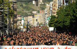 Según el TS, reunirse con Batasuna no es un delito Manifestación de Batasuna.