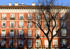 Bloque de pisos en Madrid