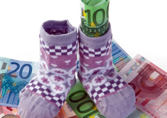Calcetines y euros Calcetines y euros