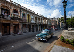 Una calle en Cuba