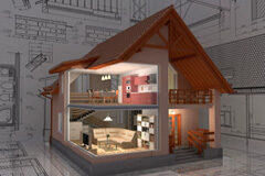 Los Bancos y su responsabilidad en los desastres sobre plano XV Una casita 3d