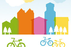 Nueva normativa para alquileres de vivienda turística en Andalucía Casitas y bicis de colores