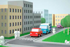 Los nuevos instrumentos jurídicos para la transformación urbanística de la ciudad consolidada Dibujo de una ciudad