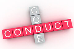 El código ético en la empresa Palabras en inglés de código de conducta