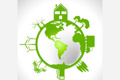 La legitimación europea en materia mediambiental Globo terráqueo eco