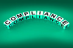 Adecuación del código ético de la empresa al programa de compliance Palabra compliance escrita