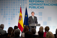 La reforma administrativa: algo más que una reflexión teórica Mariano Rajoy en la Comisión de Reforma de las Administraciones Públicas
