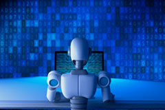 El tratamiento de datos personales con inteligencia artificial en la teoría de derecho preventivo del consumo en la publicidad digital Un robot tratando datos