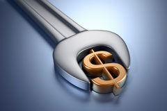 Modificación del concepto de Sociedad Dependiente en el Impuesto sobre Sociedades Una llave inglesa atrapando al símbolo del dólar.