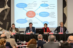 Las tres claves de la economía de datos del futuro son ciberseguridad, protección de datos y secretos empresariales Un momento de la mesa redonda