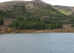 Vista del embalse de La Cuenca del Ebro