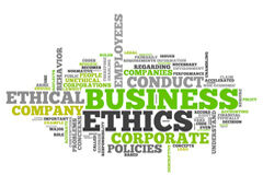 El Comité de ética corporativa en la empresa Varias palabras en inglés