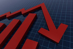 La cobertura del déficit en la calificación concursal de culpabilidad Un gráfico con una flecha roja descendente.