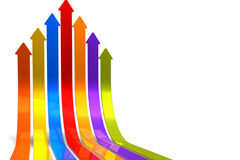 “El Emprendedor de Responsabilidad Limitada” Flechas de colores ascendentes