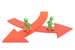 Derecho de separación de socios ante la falta de distribución de dividendos Dos muñequitos verdes y dos flechas rojas