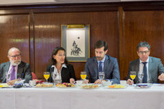 ASPAC destaca la importancia de tener un Estatuto del Administrador Concursal en España Luis Martín, Béatrice Dunogué-Gaffié, Jacobo Fernández, Marcos Bermúdez Ávila