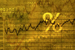 Productos Financieros IX: Las cuotas participativas emitidas por las Cajas de Ahorros españolas Un gráfico en fondo dorado