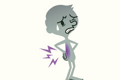 Cómo conseguir una pensión de incapacidad Un muñeco con "dolor" en la espalda