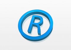 Logo marca registrada en azul Logo marca registrada en azul