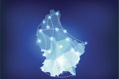 Los Fondos de Inversión Especializados (SIF) en Luxemburgo y su competitividad con España Imagen del mapa de Luxemburgo