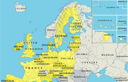 Directrices básicas del nuevo reglamento de comunitarios Mapa de Europa