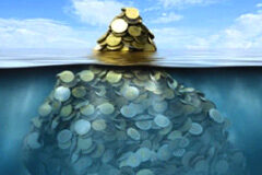 El ingreso mínimo vital Montones de monedas