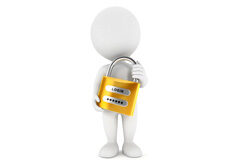 Tras el RGPD, la modificación de la regulación de la privacidad en línea Un muñequito con un candado