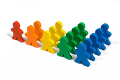 Las sociedades inactivas con deudas pueden cancelarse en el Registro Mercantil Muñequitos de colores en filas