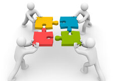 El legislador, y no el Tribunal Supremo, debe arreglar el caos generado por el decaimiento de los convenios Muñequitos blancos encajando piezas de puzzle