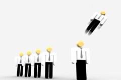 La Reforma Laboral de 2012 (VII): El despido por falta de adaptación Cinco muñequitos en fila y uno volando